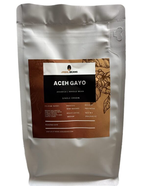 Aceh Gayo Arabica Coffee (Grade 1 Beans)